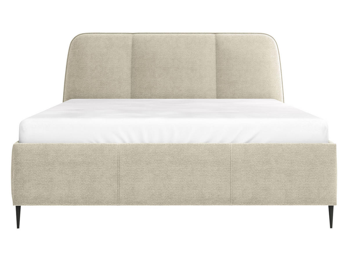POLSTERBETT Oasis - Beige/Schwarz, Holz/Holzwerkstoff (180/200cm) - MIRJAN24
