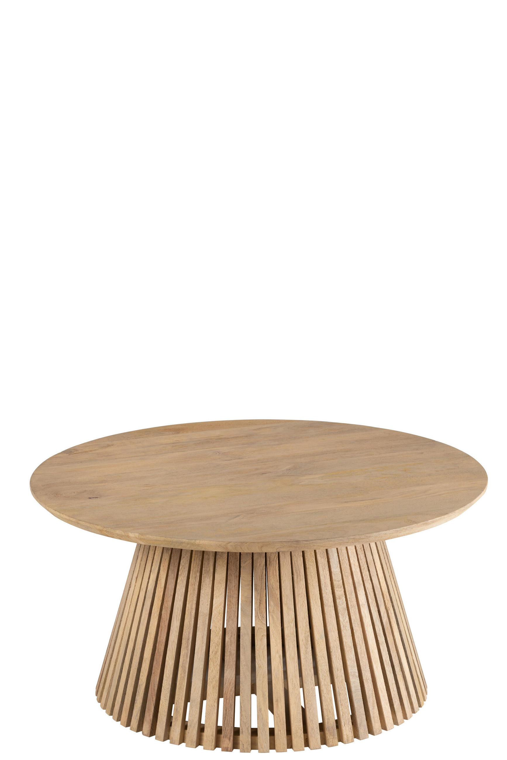 J-Line Tisch Natur 80x39.5x80 cm