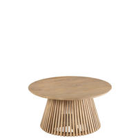 TISCH VINCENT - Holz - Natürliche - M - Naturfarben, Holz (80/80/39.5cm) - J-Line