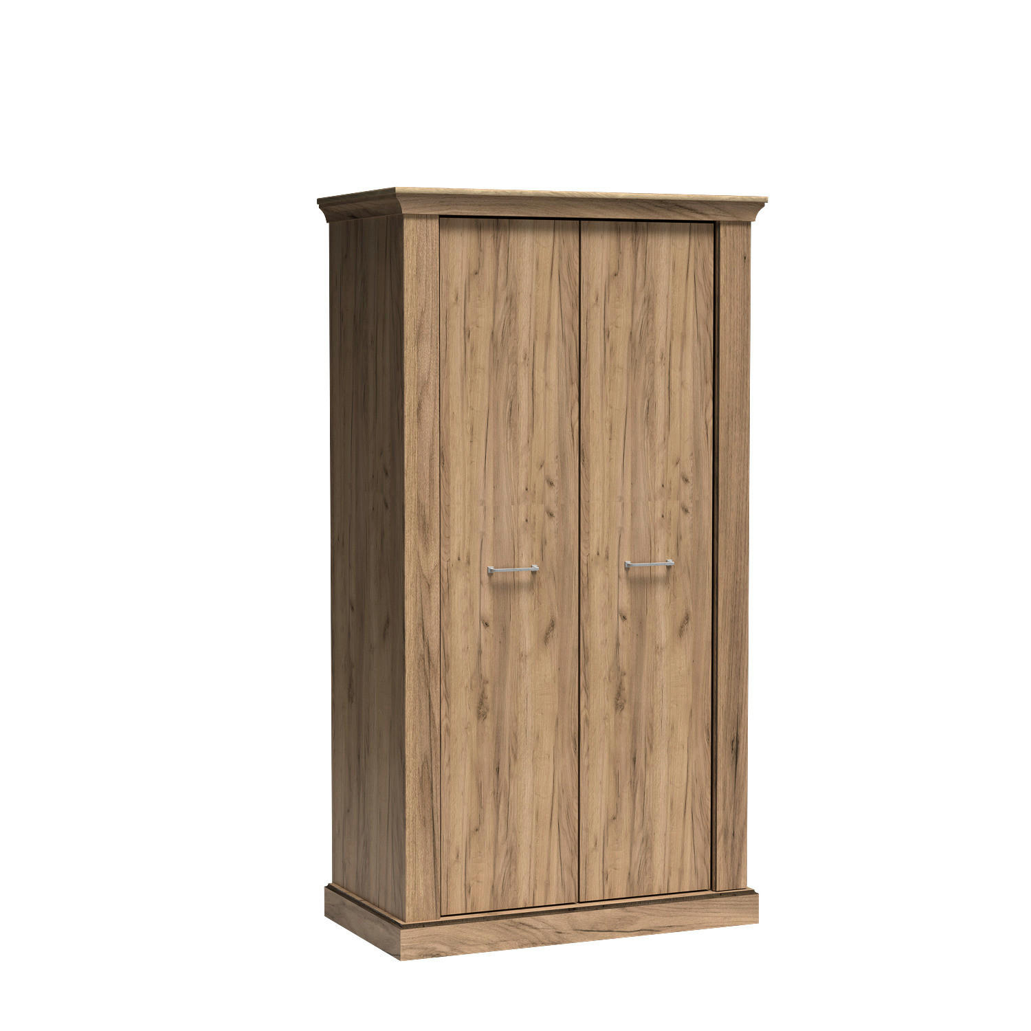 Masseno Drehtürenschrank Eiche 107x198x58 cm