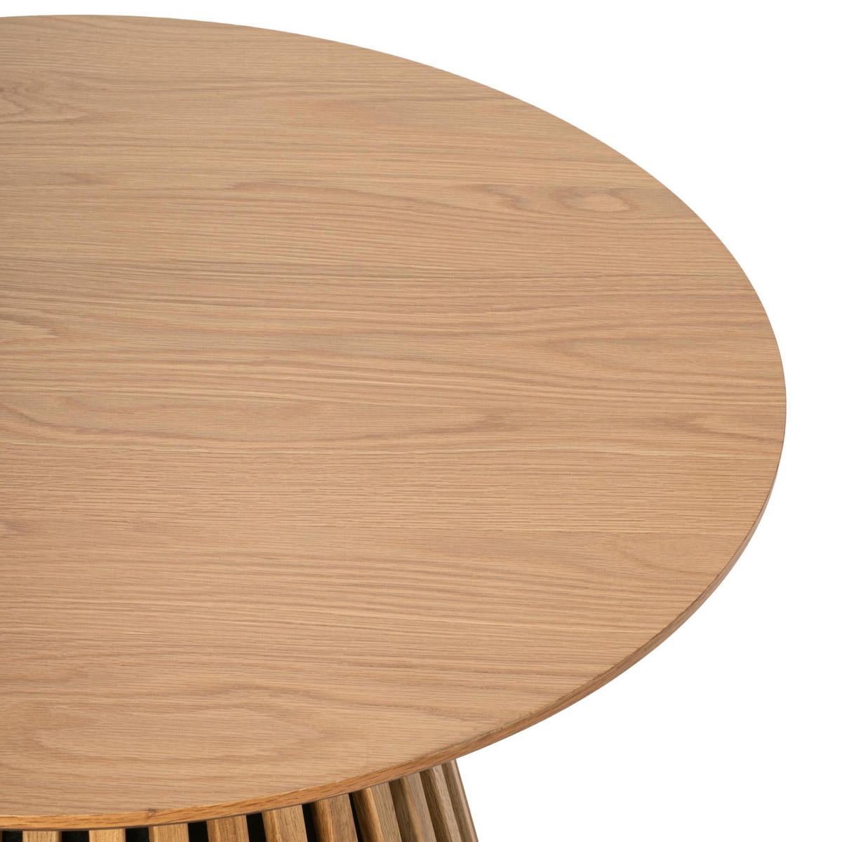 COUCHTISCH rund Wildeiche 80/80/45 cm - Honigeiche/Eichefarben, Holzwerkstoff (80/80/45cm) - Furnhouse