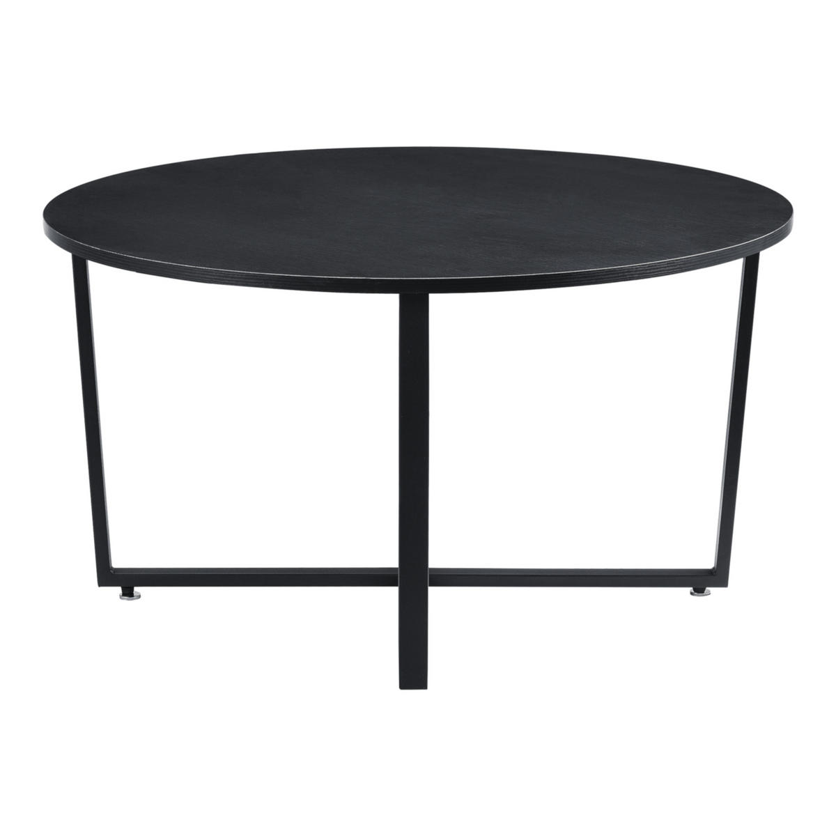 COUCHTISCH Vadstena 80/80/45 - Schwarz, Holzwerkstoff (80/80/45cm) - [en.casa]
