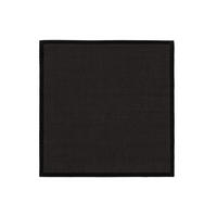 SISAL koberec Sana Černá 200x200 cm - černá, textil/umělá hmota (200/200cm) - benuta Nest