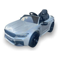 KINDER ELEKTROAUTO BMW M5 silber - Silberfarben, Kunststoff (124/74/55cm) - TPFLiving