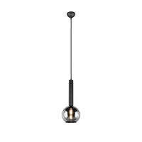 HÄNGELAMPE CLAYTON - Schwarz - 20/20/150 cm - Schwarz, Metall (20/20/150cm) - Trio Leuchten