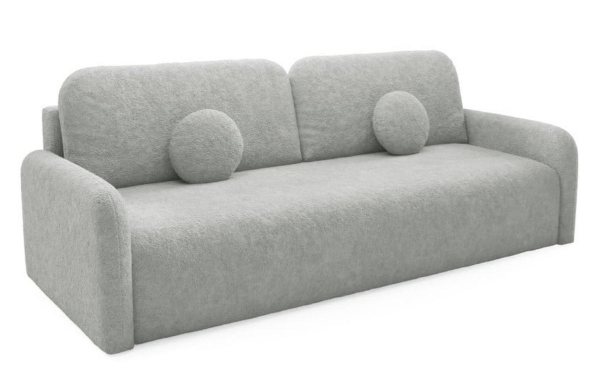 SOFA Grau RAVI Mit Bettkasten Fredo 30 - Grau, Textil (218/90/88cm) - Sepro Meble