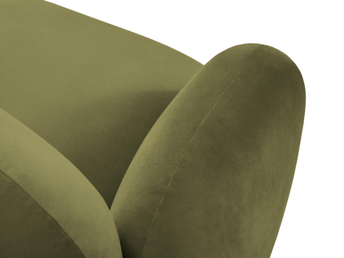 SESSEL Blair aus Samt hellgrün - Hellgrün, Textil (87/80/119cm) - Micadoni