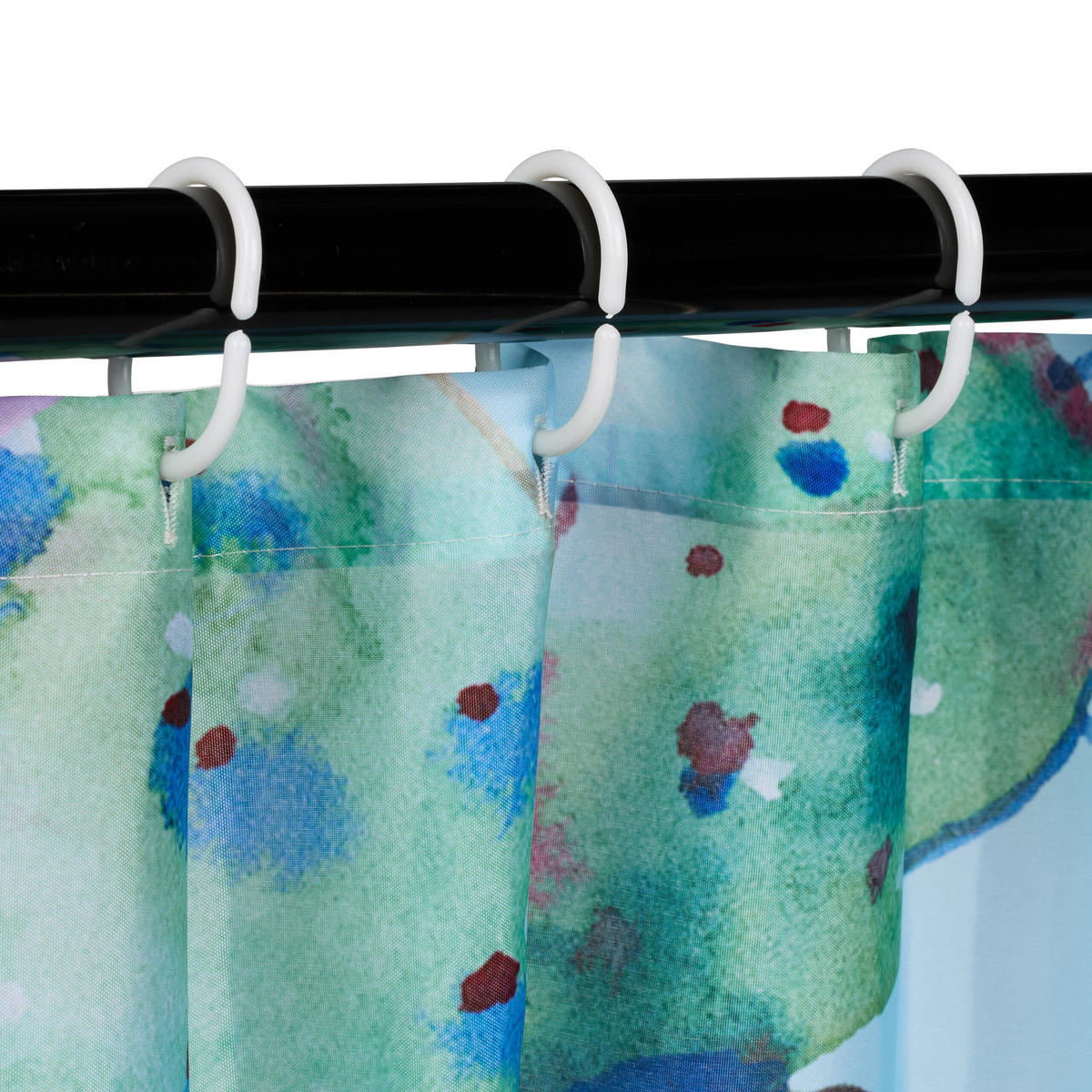 DUSCHVORHANG - Multicolor, Textil (180/0.1cm) - Relaxdays