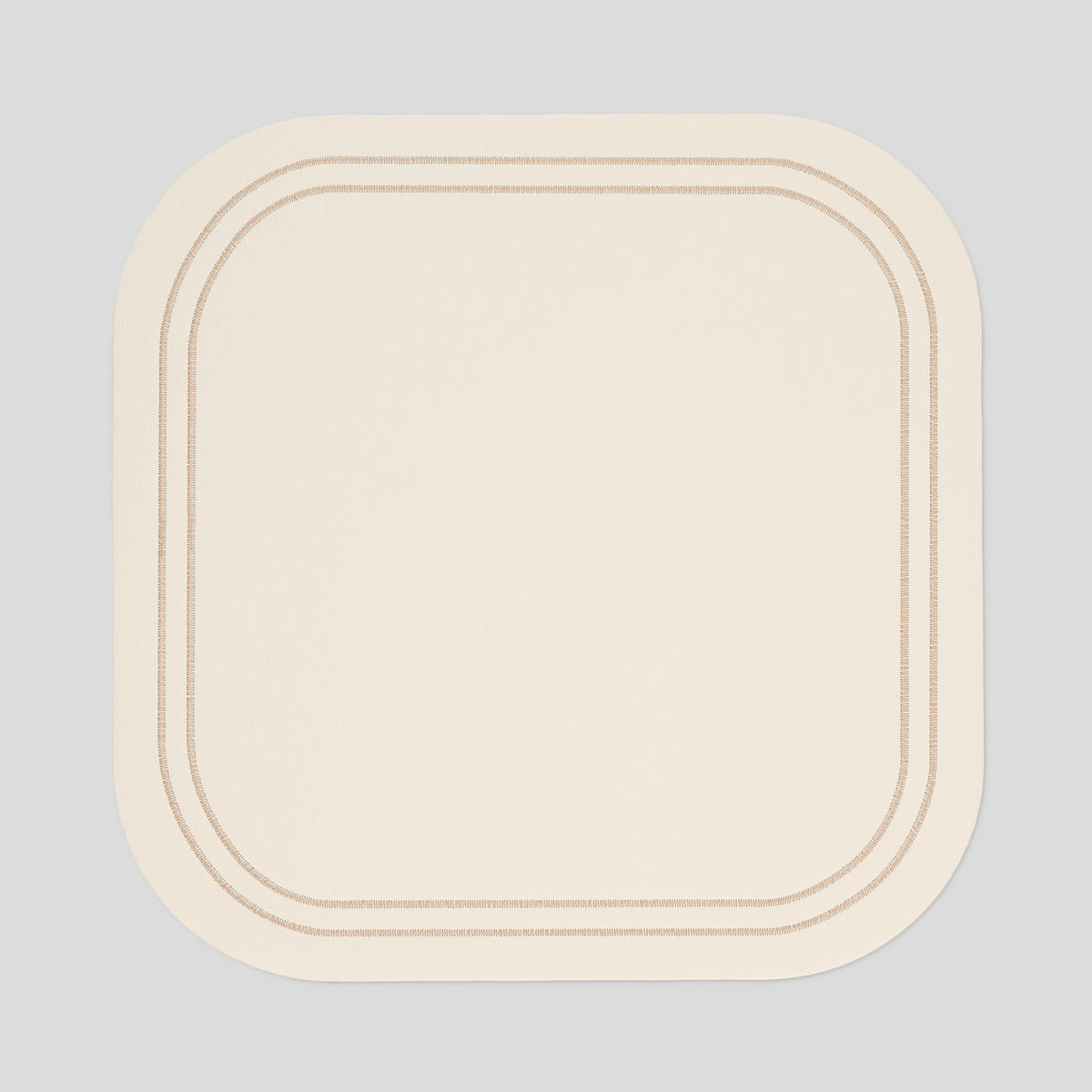 DEKORATIVES TISCHSET Ritero - Weiß, Kunststoff (33/33/1cm) - home&you