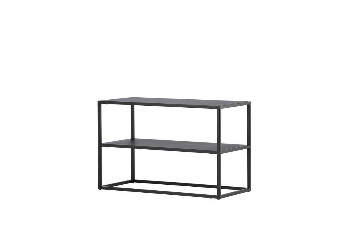 SCHUHREGAL Curo - Schwarz, Metall (70/45/33cm) - ebuy24
