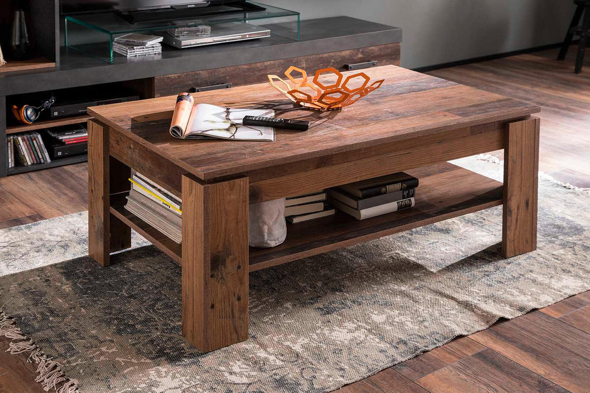 COUCHTISCH Braun - Braun, Holzwerkstoff (65/110/47cm) - ebuy24