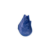 DEKOTELLER Monsieur Carafon S, Fisch-Form, Steingut, Azure, 12.5 x 8.3 cm - Blau, Keramik (3cm) - Gift Company