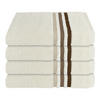 HANDTUCHSET Skyline Color - 4-teilig - 50 x 100 cm - Creme - Creme, Textil (50/100cm) - SCHIESSER