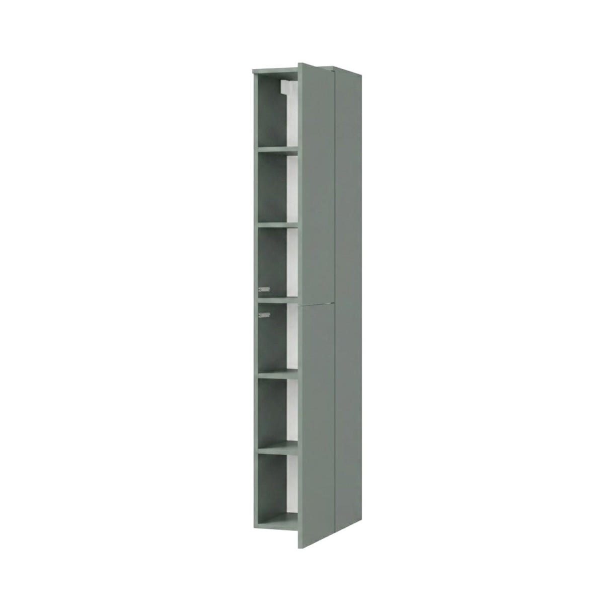 HOCHCHRANK Color 2D 160 Aloe - Dunkelgrün, Holzwerkstoff (30/160/30cm) - mzm24
