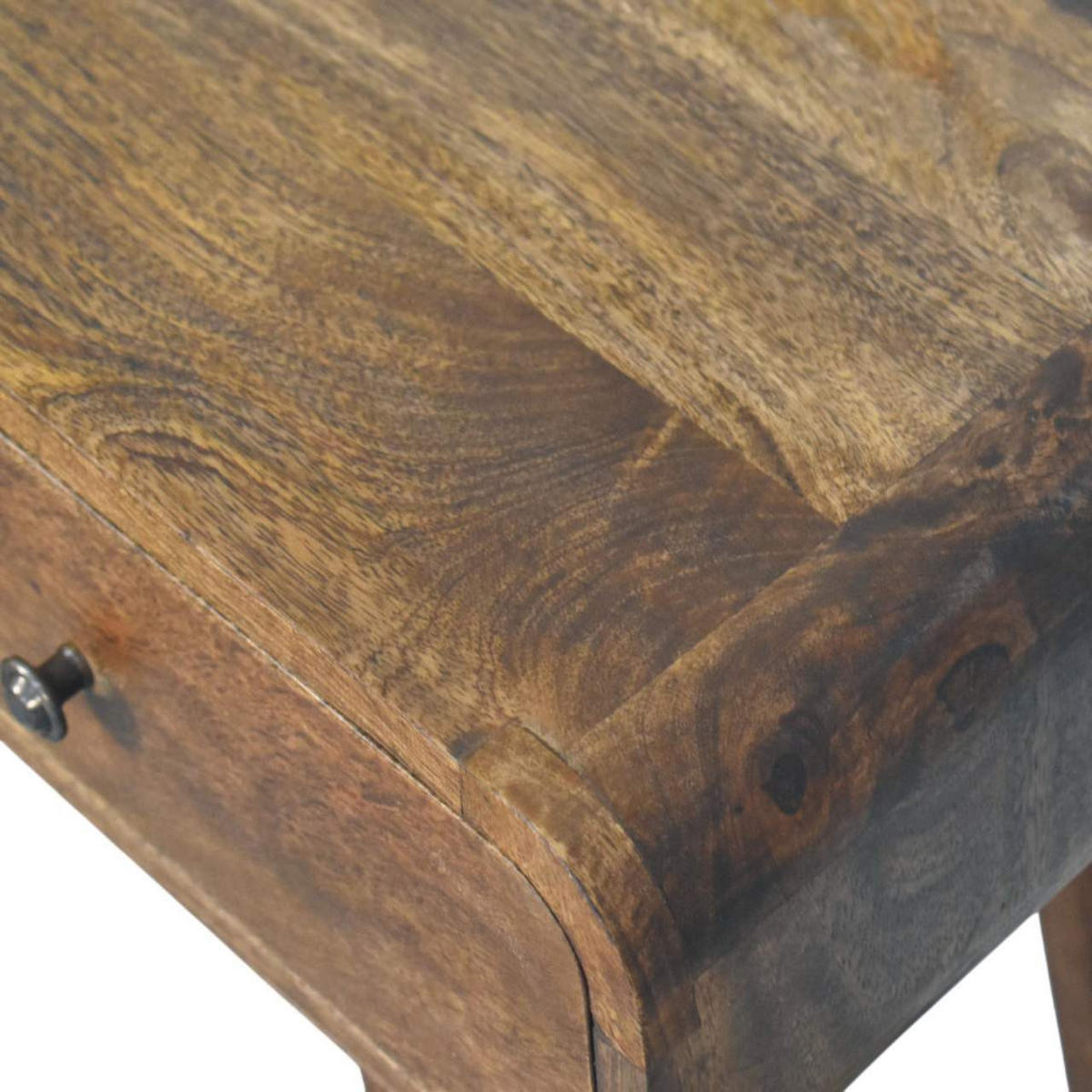 KONSOLENTISCH Klassisches Grau-Finish, 2 Schubladen, Braun - Braun, Holz (80/35/78cm) - Artisan Furniture