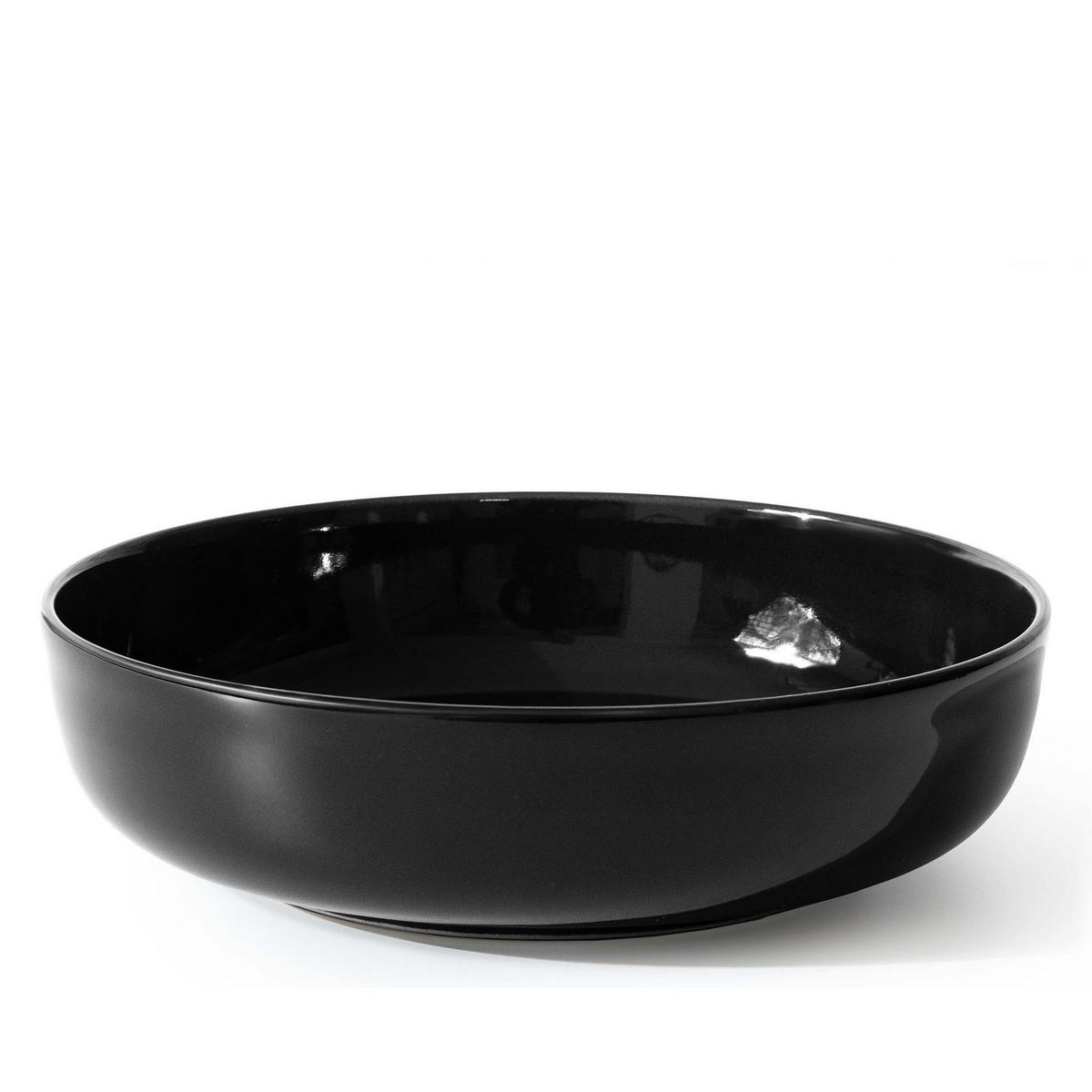 TAFELSERVICE VICTO 6 Personen 18-tlg - Schwarz Hochglanz, Keramik (27/2/27cm) - KONSIMO®