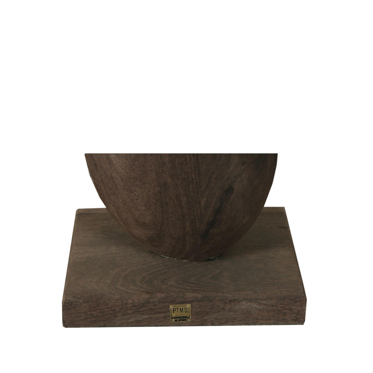 SKULPTUR Kodey Braun 25.5/20/80cm - Braun, Holz (20/80/25.5cm) - PTMD Collection