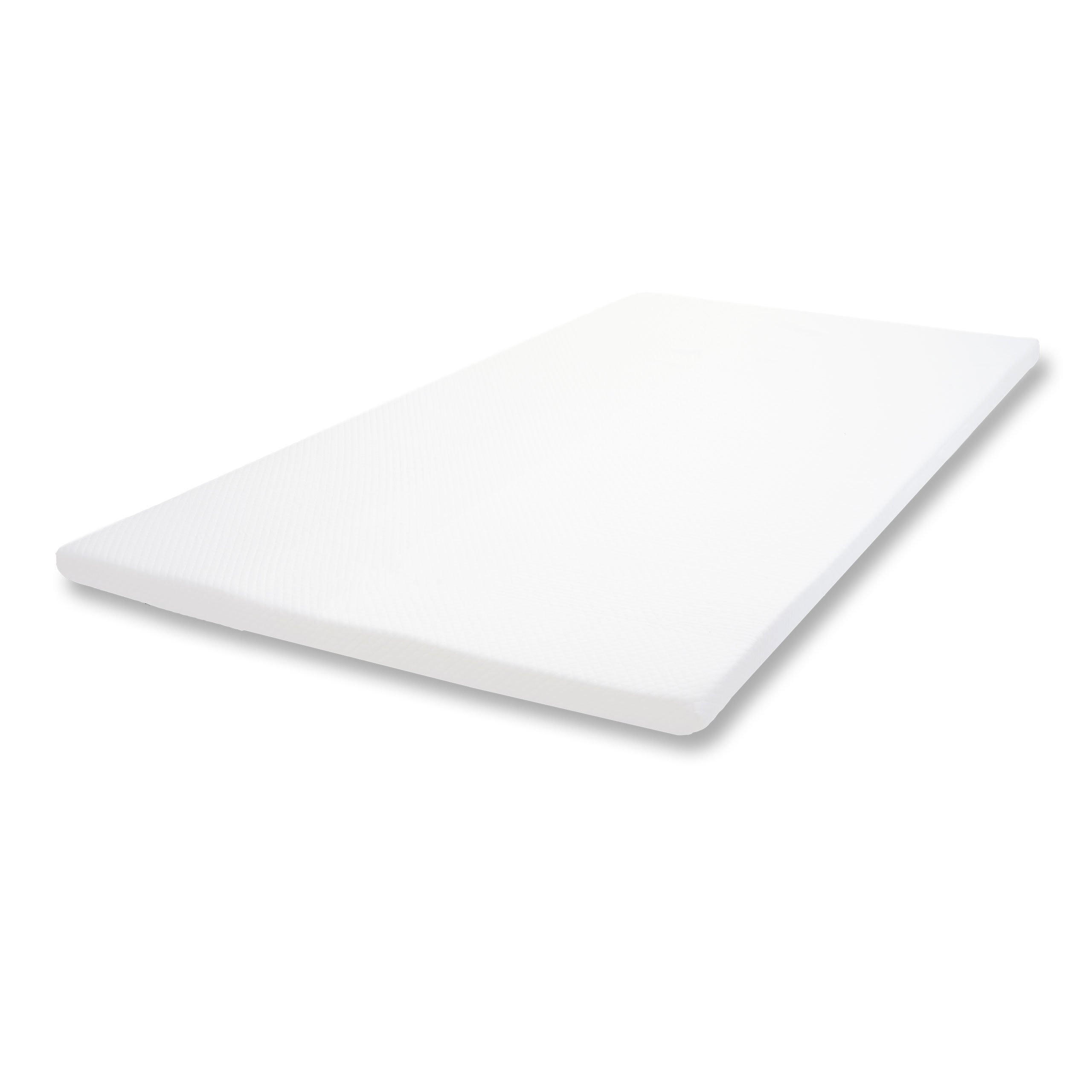 MEMORYFOAM-MATRATZENTOPPER Weiß - Weiß, Textil (200/140/6cm) - MCW