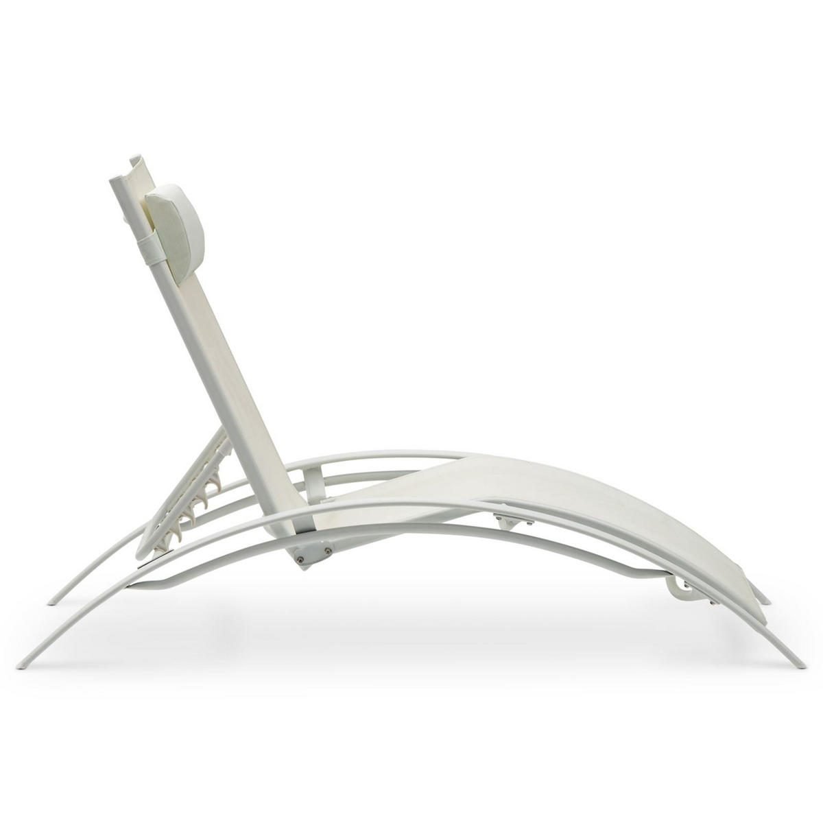 GARTENLIEGE RELAX cremeweiß - Creme, Textil/Metall (179/88/64cm) - IDIMEX