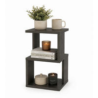NACHTTISCH Carter Wenge - Dunkelbraun, Holzwerkstoff (29.5/49/29.5cm) - Decorotika