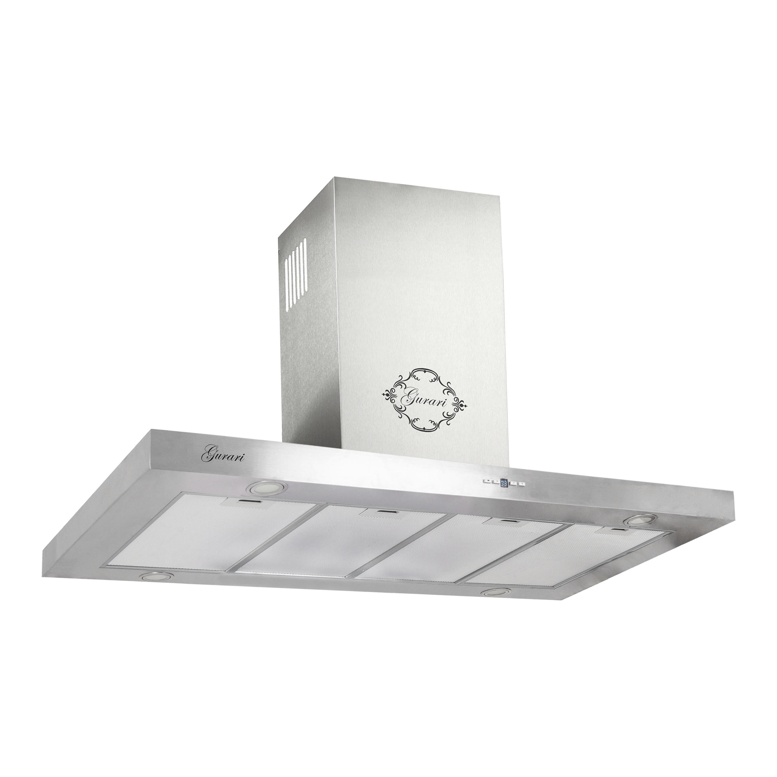 DUNSTABZUGSHAUBE GCH I 431 120 IS Prime N 120 cm Edelstahl - Silberfarben, Metall (120/120/59.2cm) - Gurari