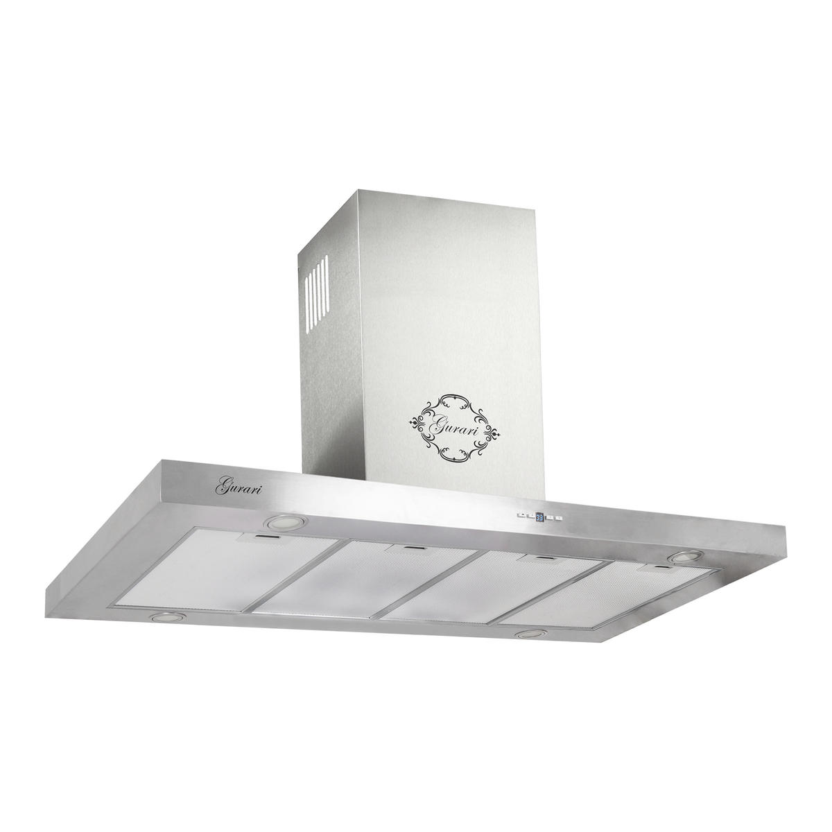 DUNSTABZUGSHAUBE GCH I 431 120 IS Prime N 120 cm Edelstahl - Silberfarben, Metall (120/120/59.2cm) - Gurari