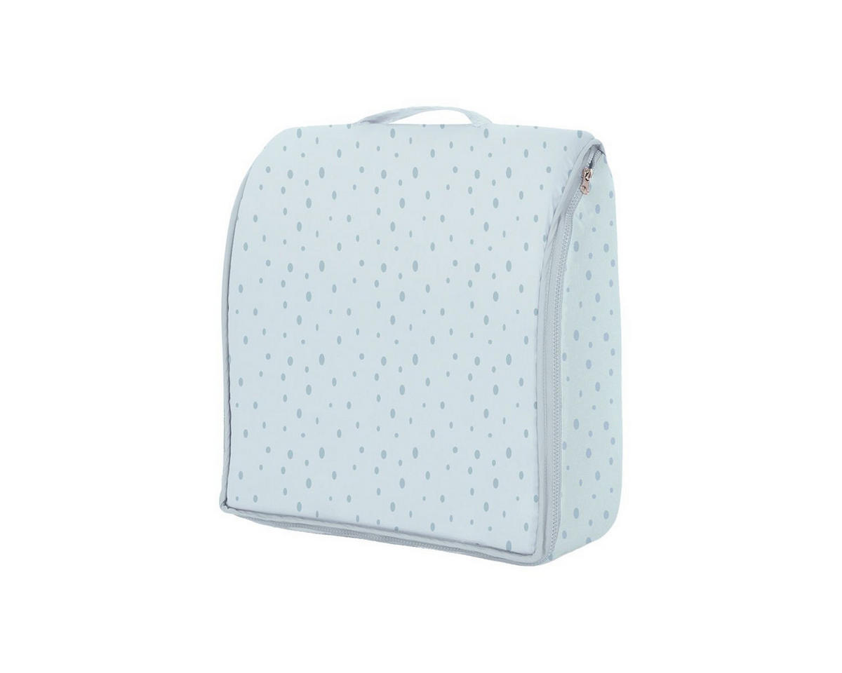 REISEBETT Babybett 2 in 1 blau Rucksack Matratze verstellbare Gurte faltbar - Blau, Textil (36/80cm) - Kikka boo