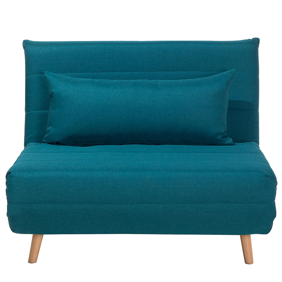 1-SITZER-SCHLAFSOFA Polyester Blau Setten - Hellblau, Textil (104/82/190cm) - Beliani