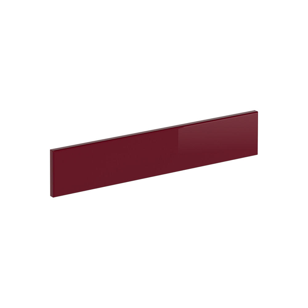 KÖKSFRONT R-Line Röd högblank 59.6x11.2 cm möbelfront för ugnsinbyggnad 11.2/59.6/1.6 cm