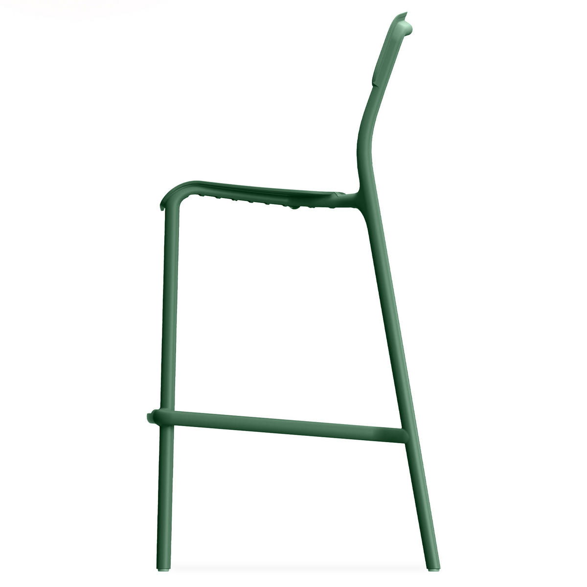 GARTENHOCKER GALIO, Hochhocker, 2-er Set - Grün, Kunststoff (52/107.5/54.5cm) - KONSIMO®