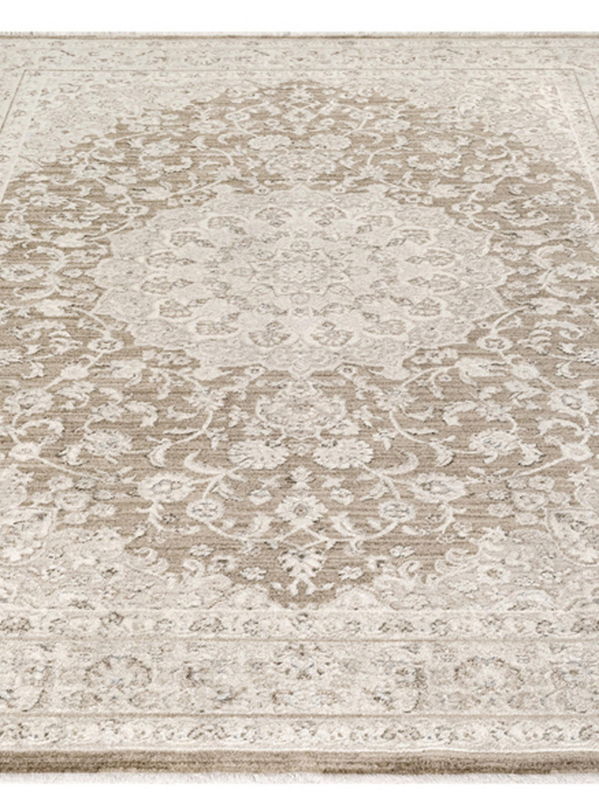 KURZFLORTEPPICH Orientalisch SCRIVIA Polypropylen Braun 160 x 230 cm - Braun, Textil (160/230cm) - KADIMA DESIGN