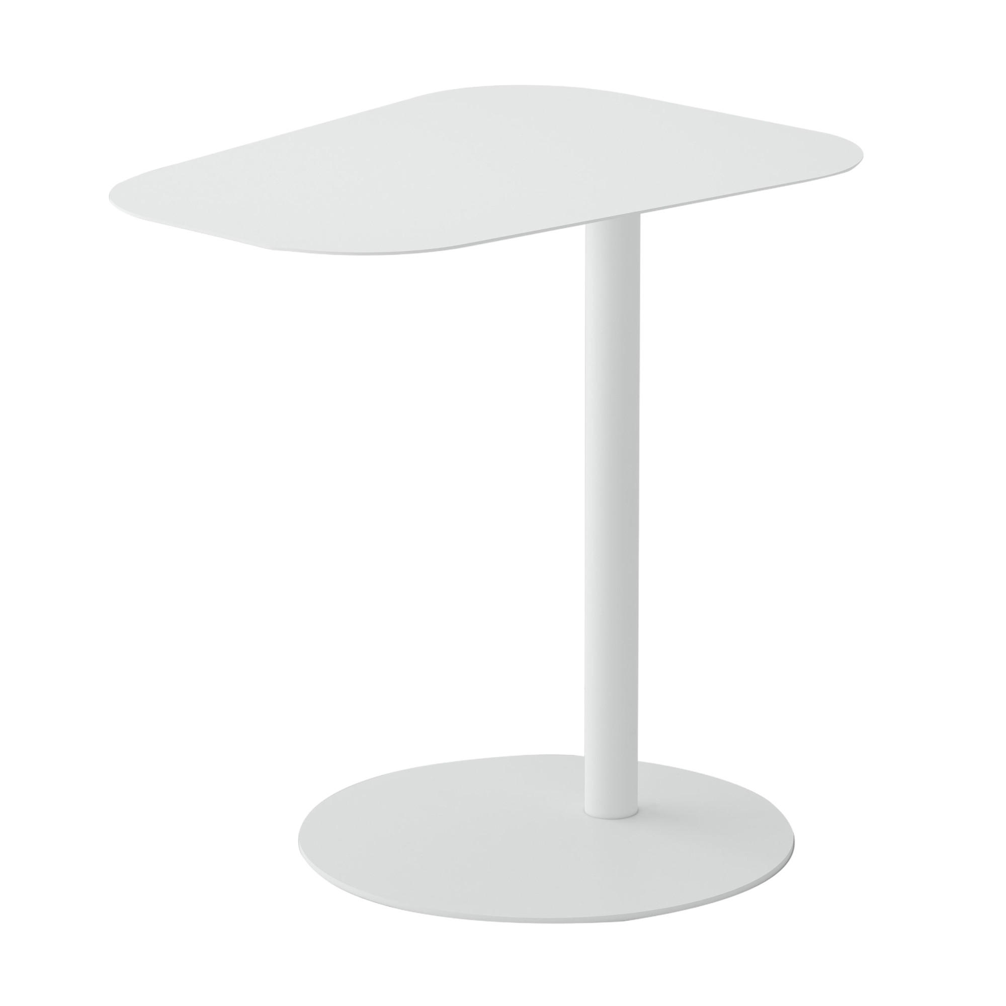 BEISTELLTISCH Nastätten - Weiß, Metall (38/50/50cm) - [en.casa]
