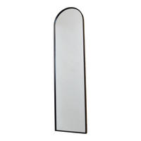 WANDSPIEGEL Ark Schwarz - Schwarz, Metall (40/120/4cm) - Fragix