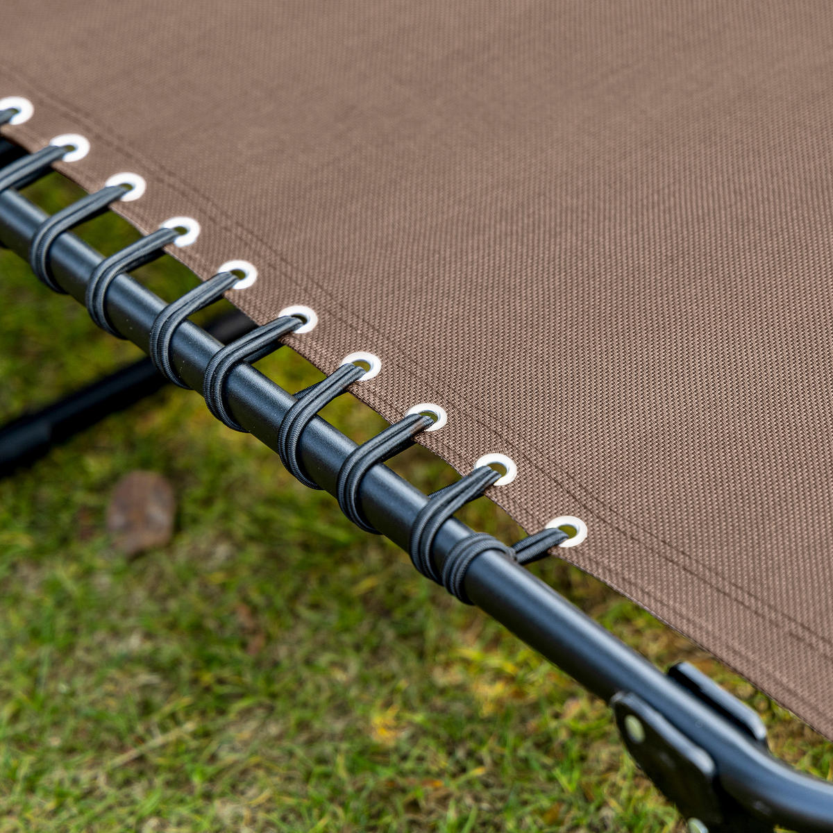 SONNENLIEGE klappbar Gartenliege Braun 5-Fach verstellbare Rückenlehne - Braun, Metall (58/30/185cm) - ComfortXL