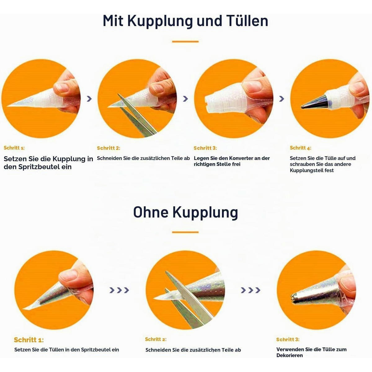 SPRITZBEUTEL Set 36-teilig mit Tüllen und Zubehör - Multicolor, Kunststoff (19.3/3.3/30.5cm)