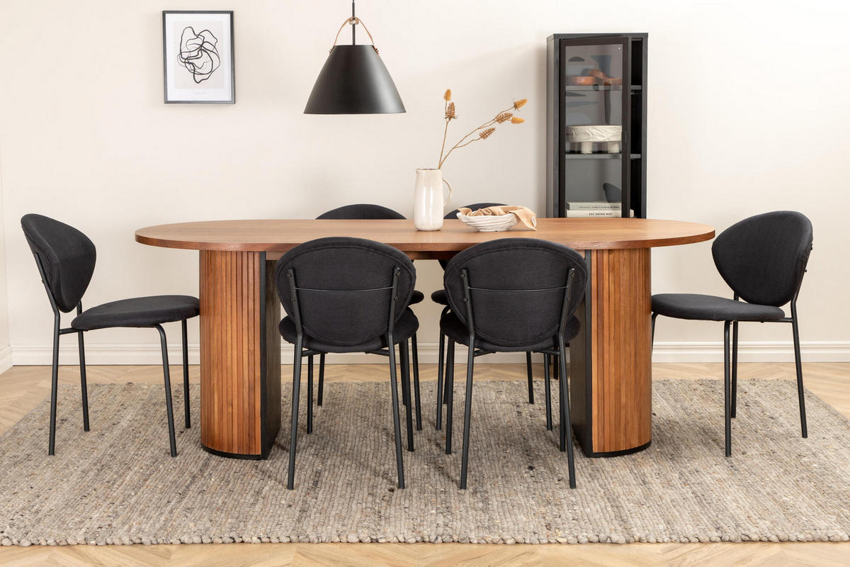 ESSTISCH BIANCA Braun 90x200x75 cm - Braun, Holzwerkstoff (200/90/75cm) - FURNLUX