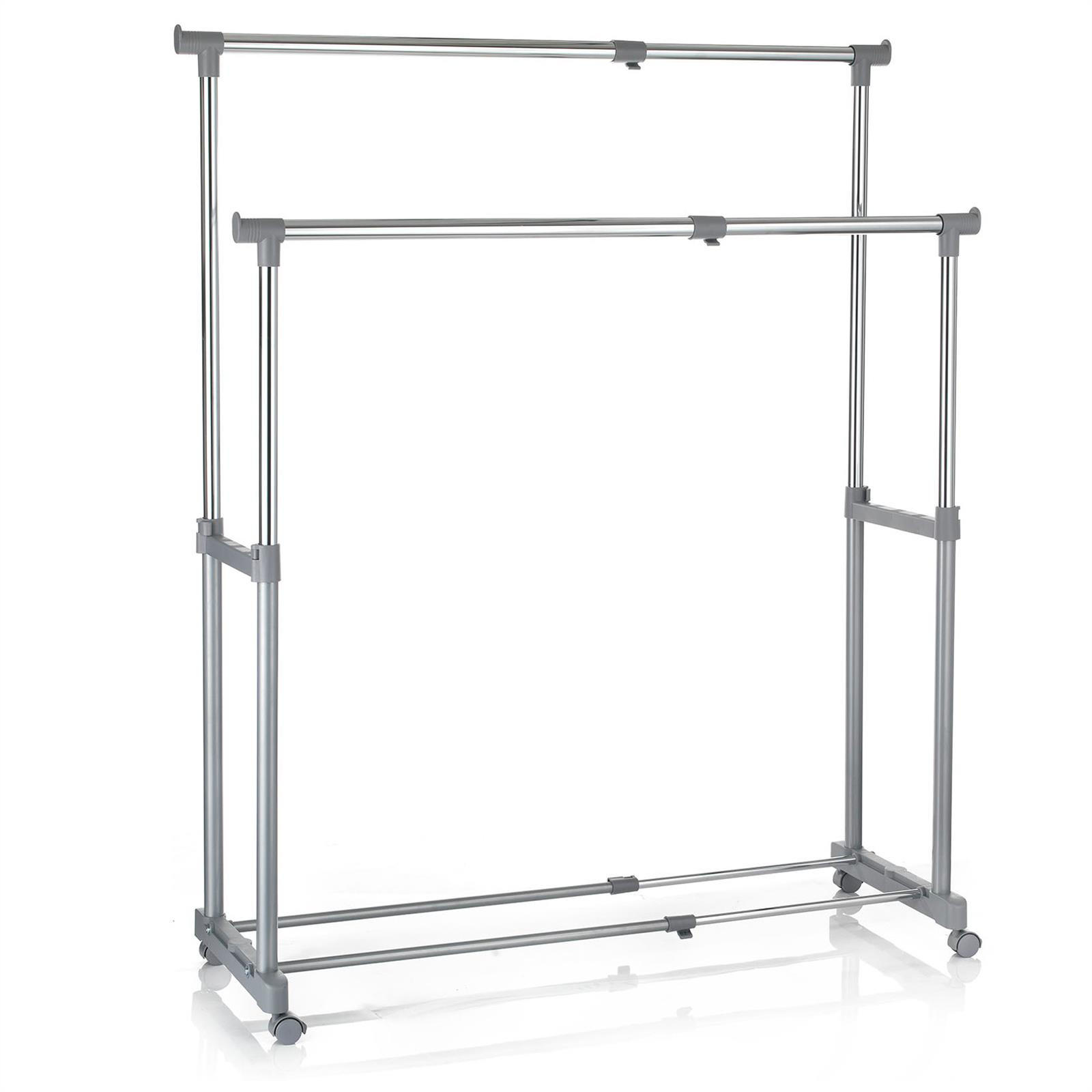GARDEROBENWAGEN CASA - Grau, Metall (82/89/43cm) - CARO-Möbel