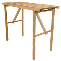 KONSOLENTISCH Rechteckig Braun 80 x 42 x 79 cm - Braun, Holz (90/90/75.5cm) - Nordlys