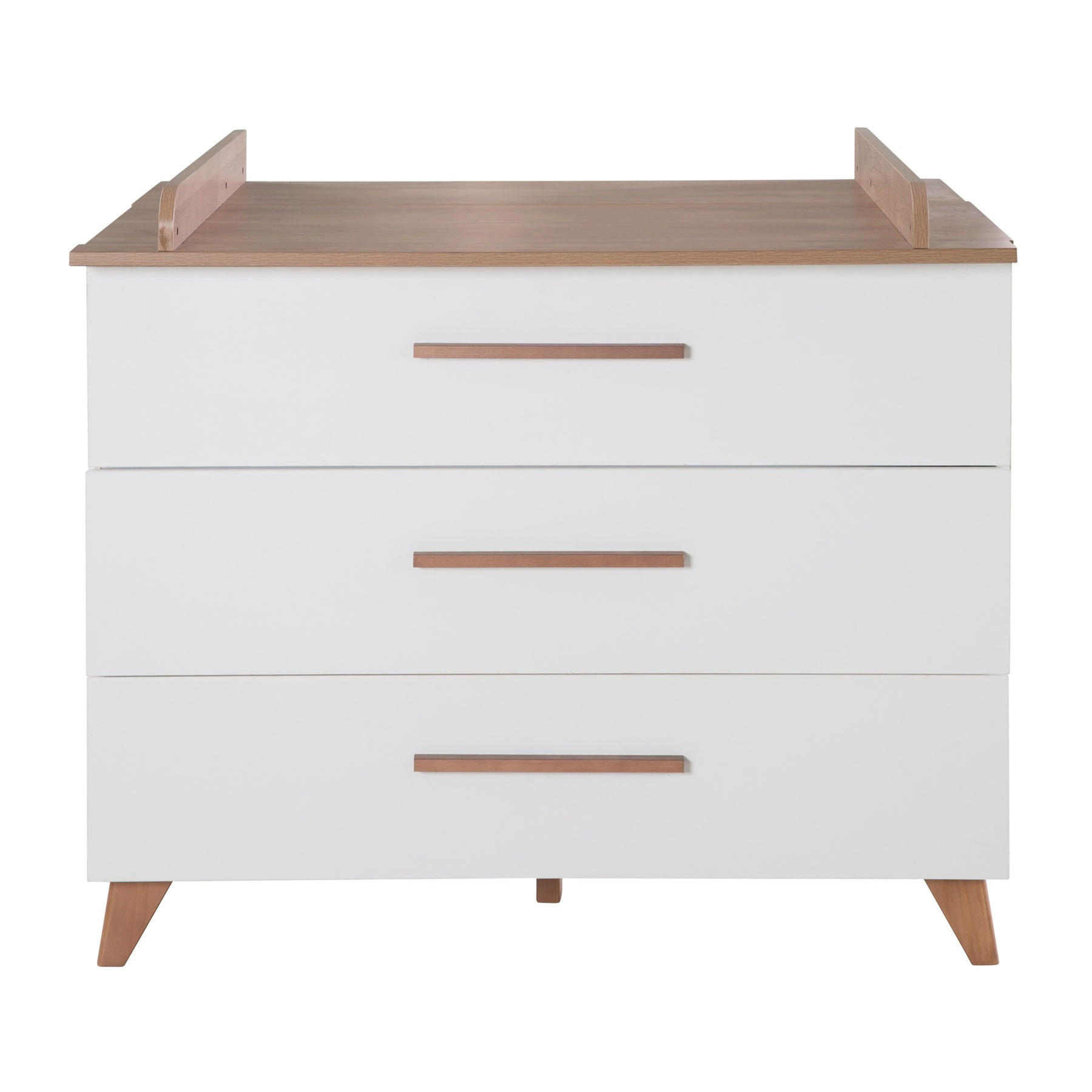 WICKELKOMMODE Ole - Weiß, Holzwerkstoff (110/98/75cm) - Roba