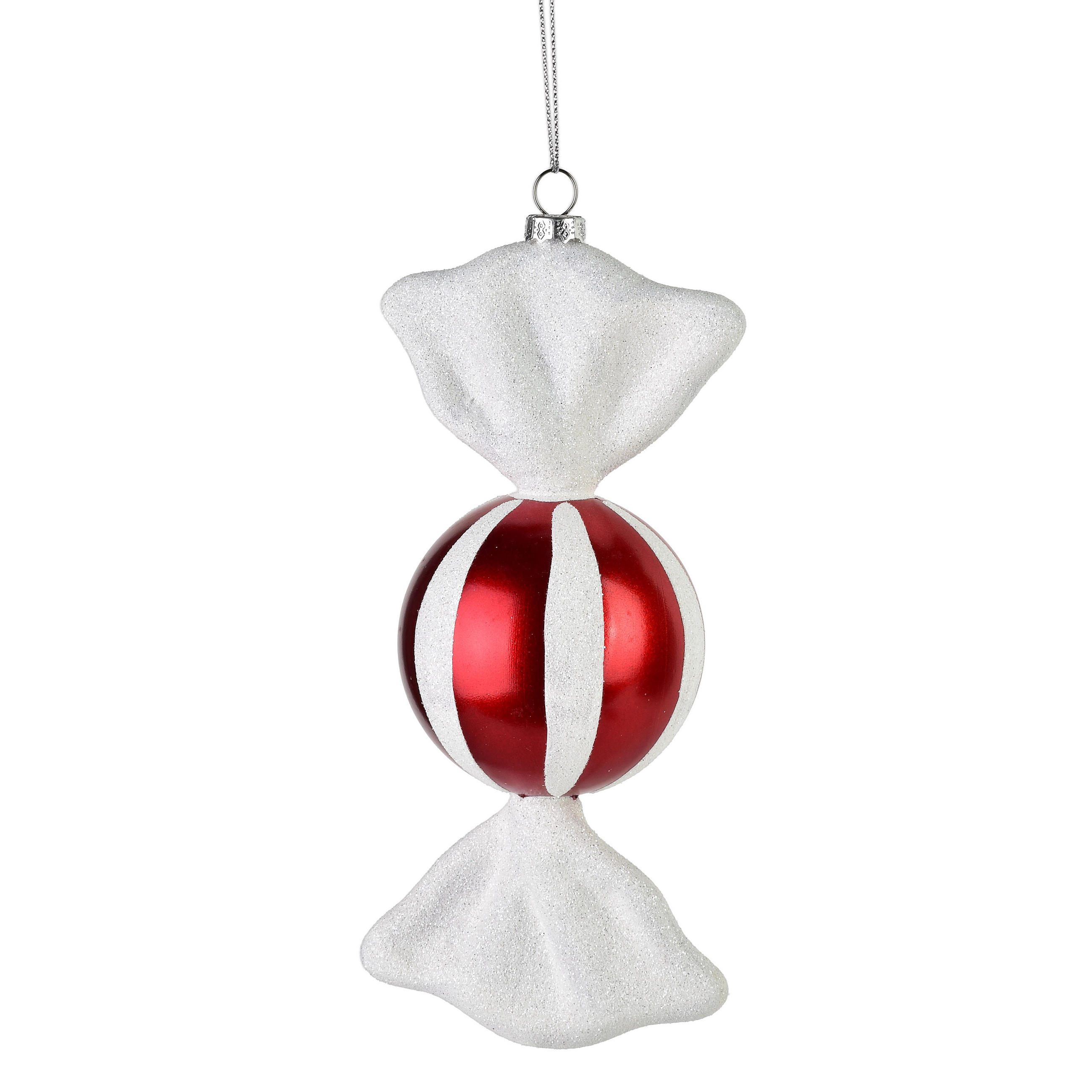 CHRISTBAUMANHÄNGER Santa Lila Rot 7x8,5x19 cm Kunststoff - Rot, Kunststoff (8.5/19/7cm) - Mondex