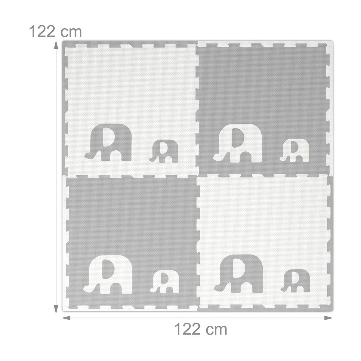 12-DIELNA peničková podložka - viacfarebná, textil (60/60cm) - Relaxdays