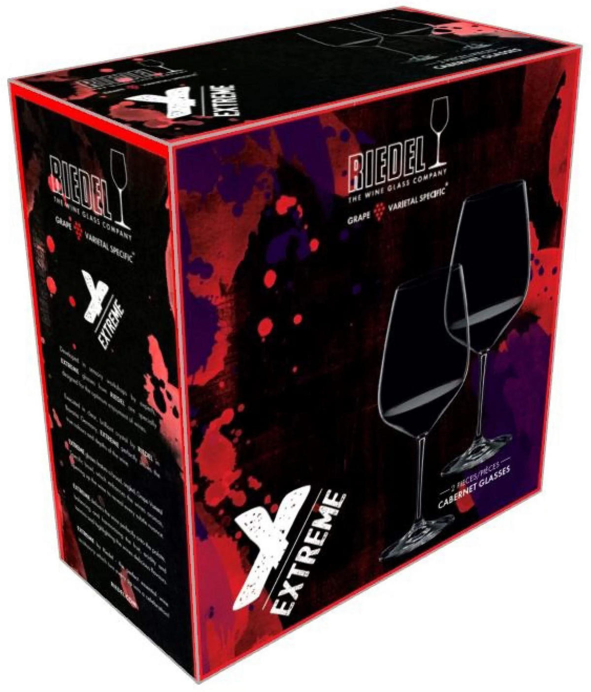 CABERNET ROTWEINGLÄSER Extreme transparent 800 ml 2er Set - Transparent, Glas (0.8L) - Riedel