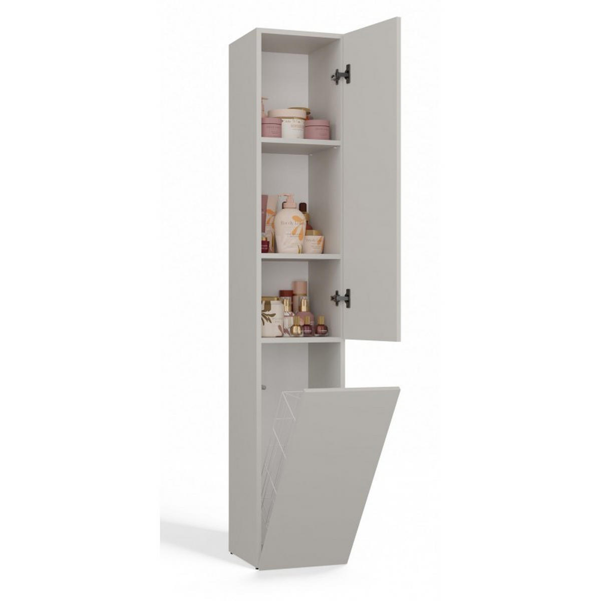 SKRIŇA kúpeľňová - kašmírová, kompozitné drevo (31/174/30cm) - RAUMHIRSCH FURNITURE