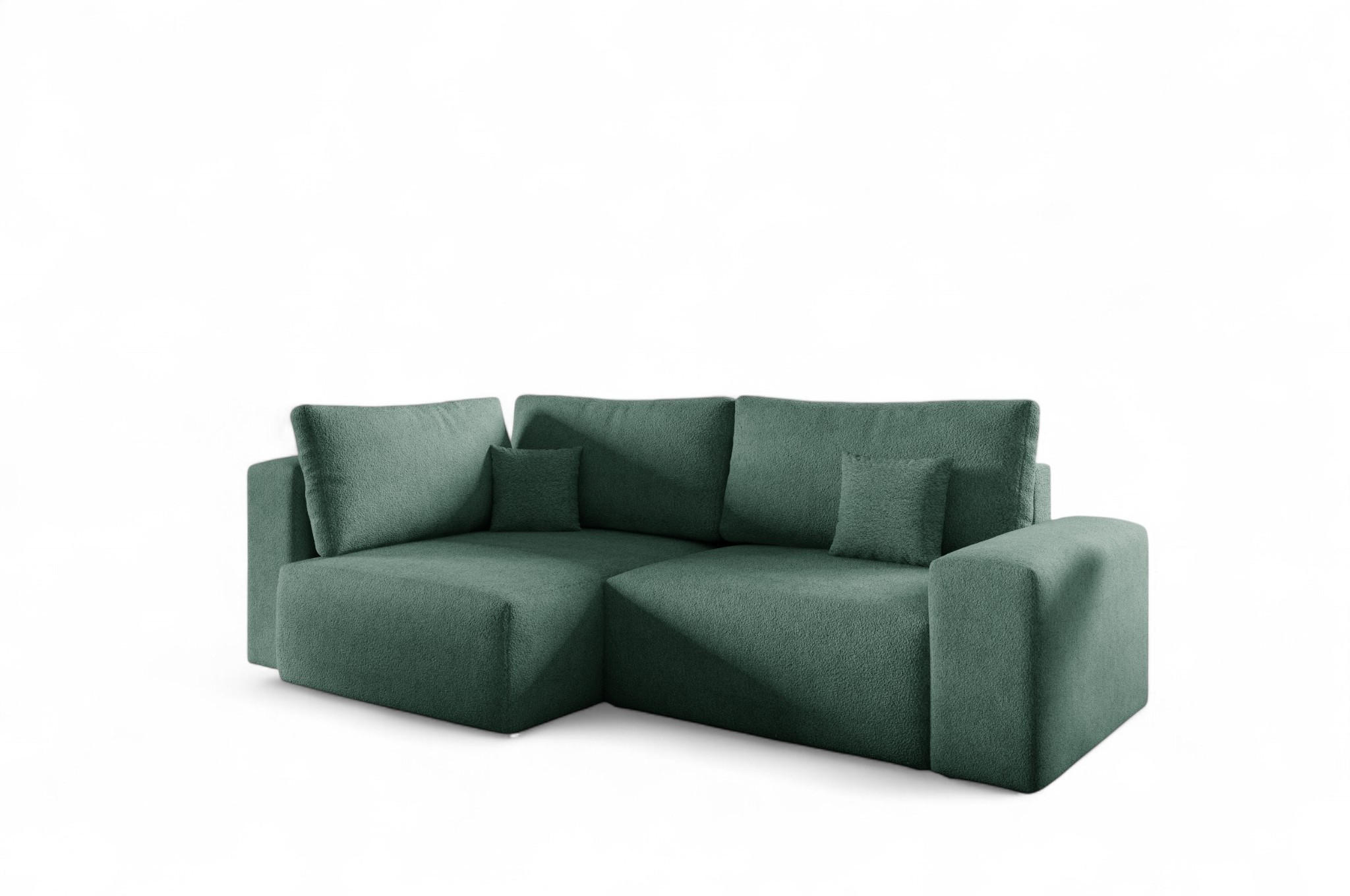 Fun Möbel Ecksofa Grün 253x148 cm