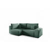 ECKSOFA Arona Mit Schlaffunktion - Grün, Holzwerkstoff/Textil (148/253cm) - Fun Möbel