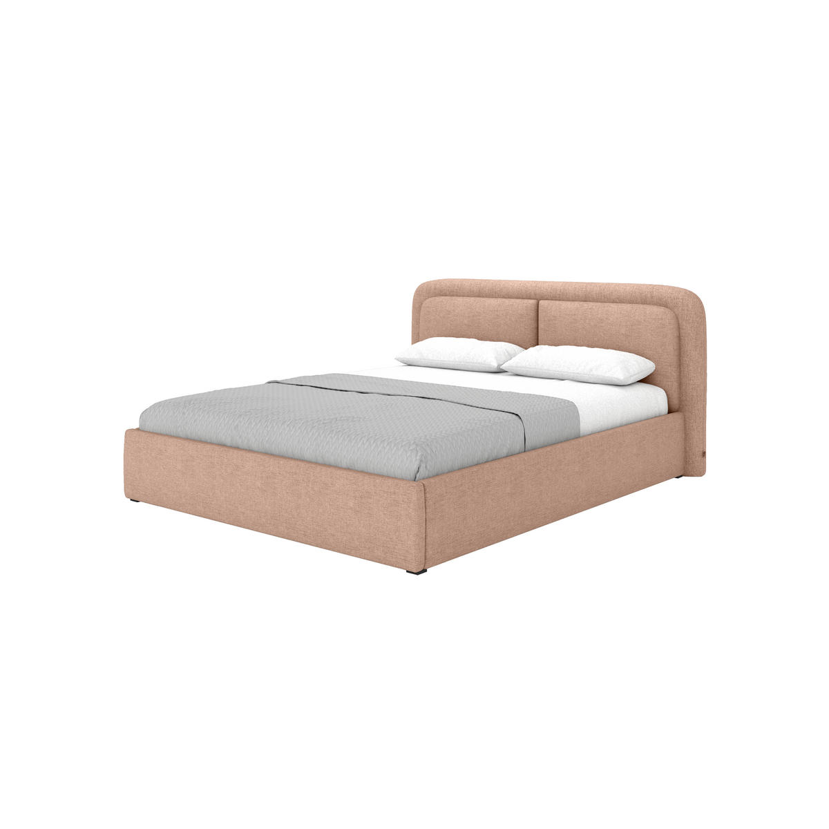 POLSTERBETT Skalo 120x200 cm, Braun - Braun, Textil (120/200cm) - Fedve