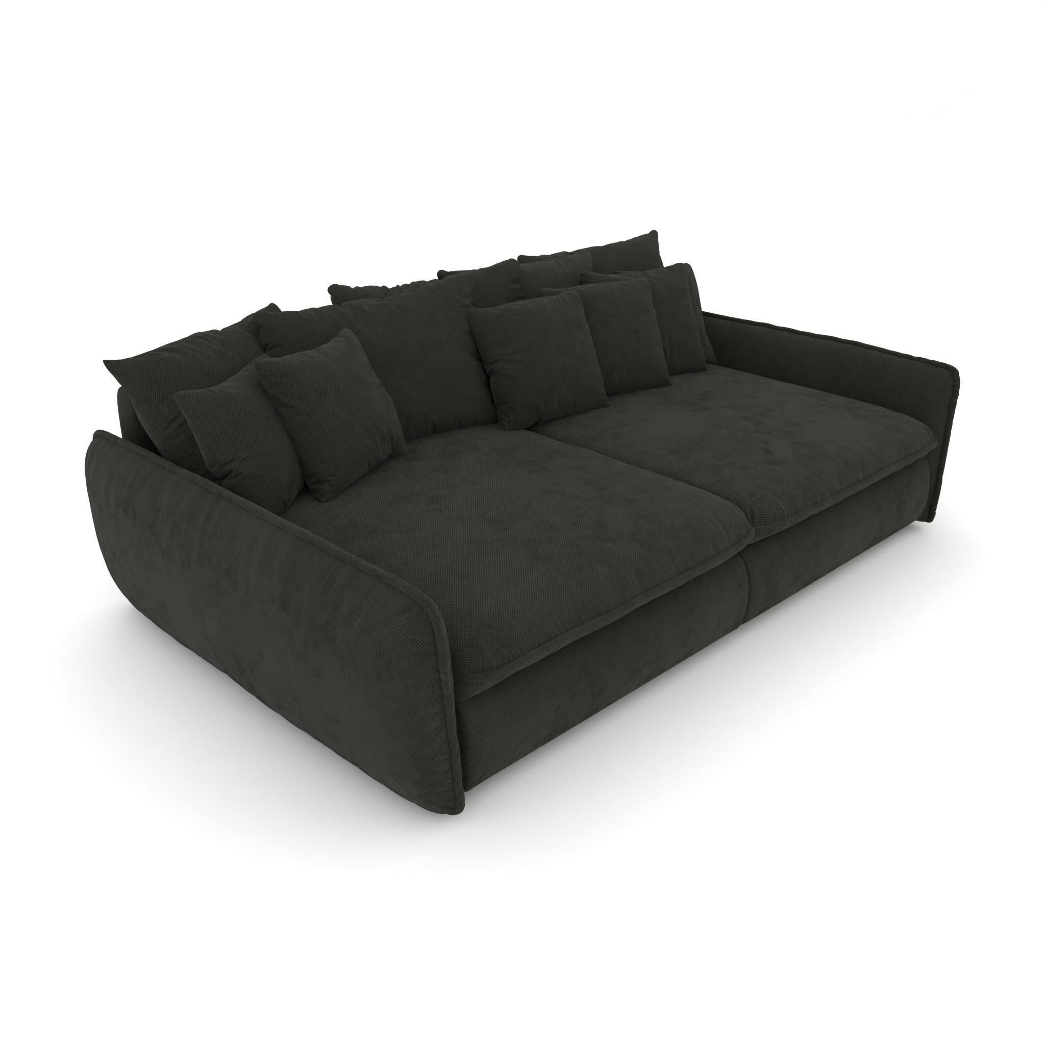 foamnova Bigsofa Anthrazit 234x61x131 cm