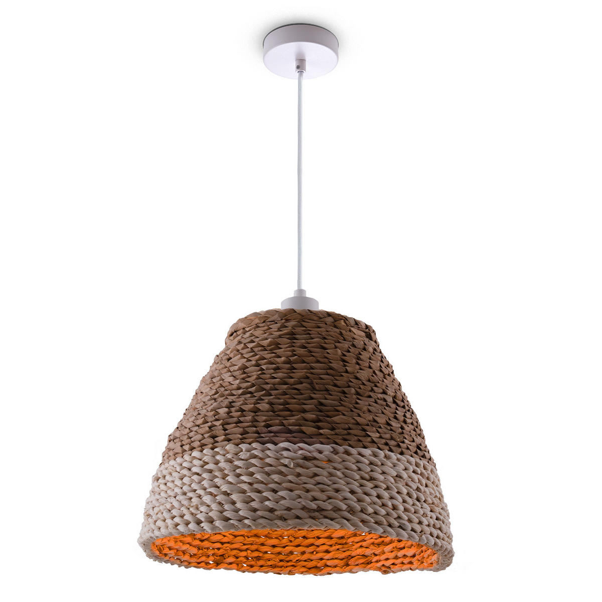 PENDELLEUCHTE Hugo Pd1 Basto - Weiß, Metall (34/34/29cm) - Paco Home