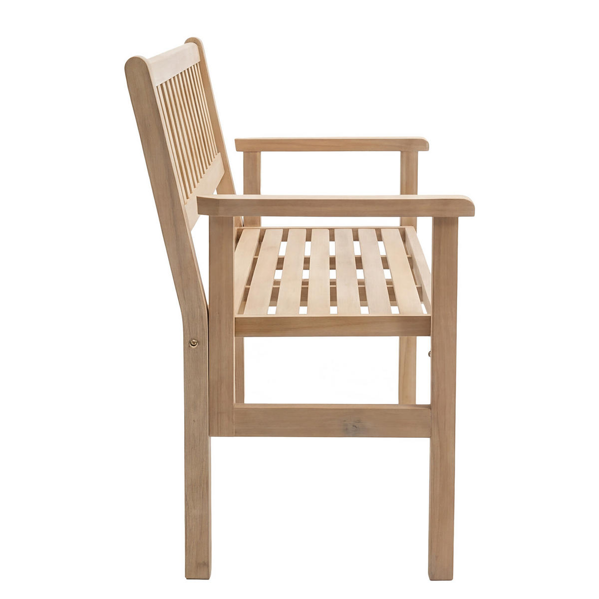 GARTENBANK - Akazie - Akaziefarben, Holz (120/89/55cm) - home24