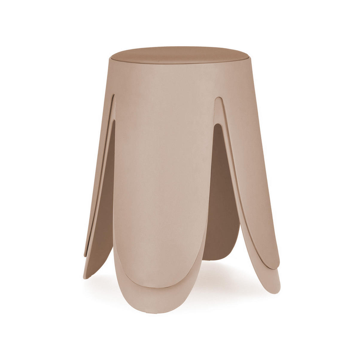 HOCKER 2-teilig Rosa - Pink/Weiß, Kunststoff (30/46/30cm) - Mobili Rebecca
